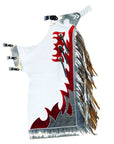 Hilason Handmade Genuine Leather Chaps Adult Handtooled Rodeo Bull Riding