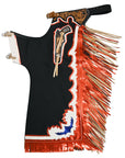 Hilason Handmade Genuine Leather Chaps Adult Handtooled Rodeo Bull Riding