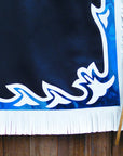 Hilason Handmade Genuine Leather Chaps Adult Handtooled Rodeo Bull Riding