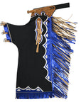Hilason Handmade Genuine Leather Chaps Adult Handtooled Rodeo Bull Riding