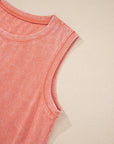 Mineral Wash Pocketed Tank Mini Dress