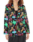 Baha Ranch Vegas Neon Women's Western Blazer