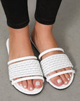 Luisa Square toe Flat Slippers
