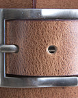 HILASON Western Genuine Leather Belt for Handmade Unisex Full Grain Heavy Duty Belt Tan