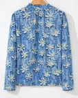 Sarajana Half Placket Collared Blouse