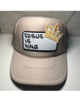 Jesus is King patch trucker hat -clearance