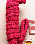 Hilason Horse Riding Poly Lead Rope 1/4" X 9 Ft. Red Turquoise