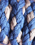 Hilason Horse Riding Poly Lead Rope Brown Tan 1/4" X 8 Ft.
