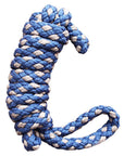 Hilason Horse Riding Poly Lead Rope Brown Tan 1/4" X 8 Ft.