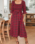 Jazmin Waist Flared Midi Dress