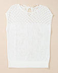 Miracle Back Short Sleeve Sweater