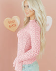 Emily Sleeve Mock Fitted Top