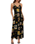 Baha Ranch Vintage Cowgirl Collage Western Sun Dress