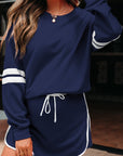 Sophia Shoulder Pullover Mini Skirt