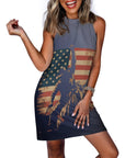 Baha Ranch American Rodeo Sleeveless Mini Dress