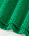 Raven Backless Bubble Sleeve Sweater