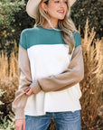 Anava Ribbed Knit Baggy Sweater