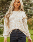 Aimee Detail Ribbed Trim Sweatshirt