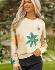 Abigail Terry Flower Print Sweatshirt