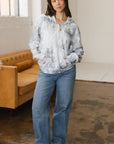 Sariyah Kangaroo Quarter Zip Hoodie