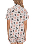 Longhorn Floral Women's Western Pajama Set