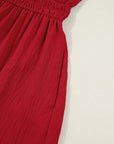 Floral Embroidered Long Sleeve Tiered Maxi Dress
