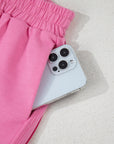 Stripe Colorblock High Waist Shorts
