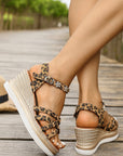 Lara Decor Strappy Wedge Sandals