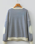 Emily Patched Drop Shoulder Sweatshirt