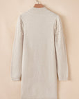 Mila Beaded High Bodycon Sweater