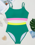 Cora Patchwork High Waisted Bikini