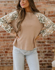 Bella Raglan Sleeve Knit Top