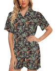 All Cowboy Print Women's Western Pajama Set