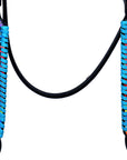 Hilason Western Horse Headstall Bridle American Leather Hand Painted Rose