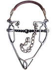 Hilason Western Horse 5" Twisted Wire Mouth Stainless Steel Hackamore Gag Bit