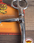 5" Hilason Western Malleable Iron Nickel Plated Colt Breaking Horse Mouth Bit