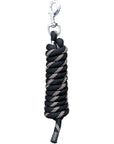 Horse Roping Lead Rope Riding Poly Blue Black White 1/4"X8 Ft Snaps