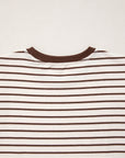 Stripe Ribbed Trim Round Neck Tank Top