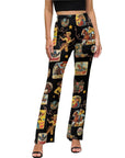 Baha Ranch Vintage Cowgirl Collage Western Flare Pants