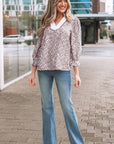 Phoebe Collar Puff Sleeve Top