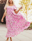 Raina Sleeve Flowy Long Dress