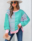 Rosalie Side Slit Baggy Sweatshirt