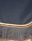 Hilason Western Bull Riding Chinks Chaps Adult Pro Rodeo Bronc Leather Brown