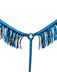 Horse Breast Collar Flat Braided Paracord With Fringes By Hilason