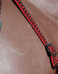 Horse Bridle Headstall Flat Braided Paracord By Hilason