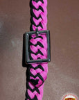 Horse Bridle Headstall Flat Braided Paracord By Hilason