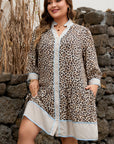 Davina Long Sleeve Mini PLUS Dress