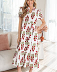 Promise Sleeve Tiered Maxi Dress