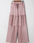 Murphy Leg Patchwork Drawstring Pants