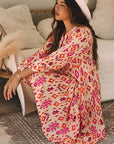 Marjorie Geometric Printed Maxi Dress